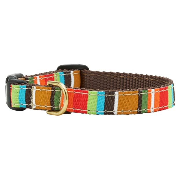 Teacup Collar | Brown Stripe