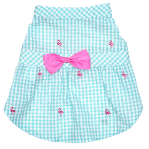 Dress | Gingham Flamingos
