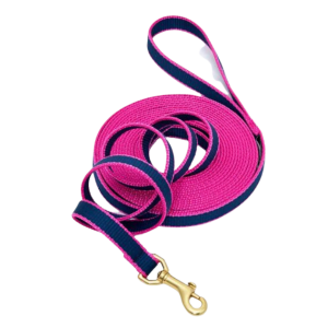 Training Leash | Navy & Pink
