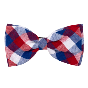 Bow Tie | Red, White, & Blue Check