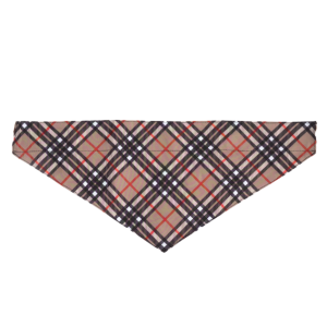 Slide-On Bandana | Bias Plaid Tan