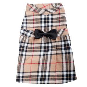 Dress | Bias Plaid Tan